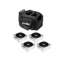 Eurolite - Set 4x AKKU IP Flat Light 1 chrome + Soft-Bag