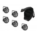 Eurolite - Set 5x LED SLS-6 TCL Spot + Soft