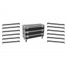 Eurolite - Set 12x LED BAR-12 QCL RGBA Bar + Case L 1