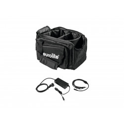 Eurolite - Set SB-14 Soft-Bag + Charger 4x AKKU Flat Light 1 1