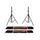Omnitronic - Set 2x BS-2 EU Loudspeaker Stand + 2x Carrying bag 2