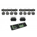 Eurolite - Set 2x LED KLS-180 + 2x LED WF-40 + DMX LED Color Chief Controller