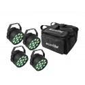 Eurolite - Set 4x LED PARty TCL Spot + Soft-Bag