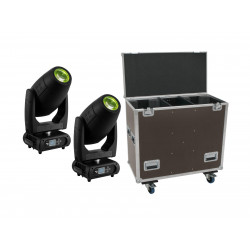 Eurolite - Set 2x DMH-300 CMY Moving-Head + Case 1
