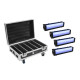 Eurolite - Set 4x AKKU Bar-6 Glow QCL + Case with charging function 1