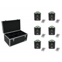 Eurolite - Set 6x AKKU TL-3 TCL Trusslight QuickDMX + Case TDV-1