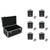 Eurolite - Set 6x AKKU TL-3 TCL Trusslight QuickDMX + Case TDV-1 1