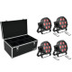 Eurolite - Set 4x LED SLS-7 HCL Floor + Case TDV-1 1