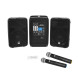 Omnitronic - Set COMBO-160BT active PA system + UWM-2HH USB Wireless mic set 2