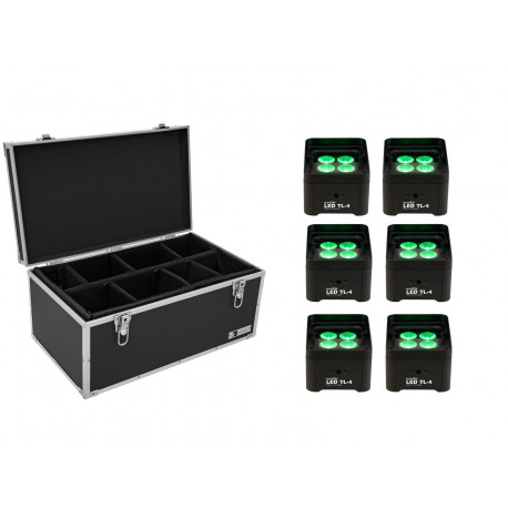 Eurolite - Set 6x LED TL-4 Trusslight + Case 1