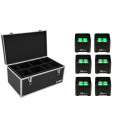 Eurolite - Set 6x LED TL-4 Trusslight + Case