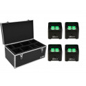 Eurolite - Set 4x LED TL-4 Trusslight + Case