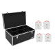 Eurolite - Set 4x AKKU TL-3 TCL white + Case TDV-1 1