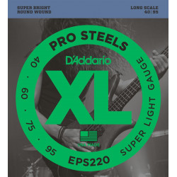 D'addario - EPS220 PROSTEELS SUPER LIGHT [40-95] 1