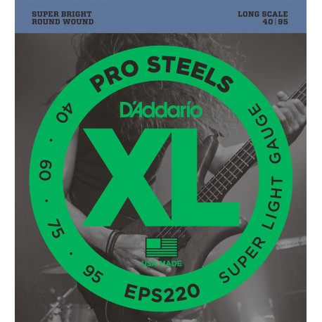 D'addario - EPS220 PROSTEELS SUPER LIGHT [40-95] 1