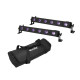 Eurolite - Set 2x LED BAR-6 UV Leiste + Soft-Bag 2