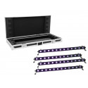 Eurolite - Set 4x LED BAR-12 UV Bar + Case