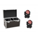 Eurolite - Set 2x LED TMH-X4 Moving-Head Wash Zoom + Case