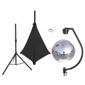 Eurolite - Set Mirror ball 50cm with stand and tripod cover black