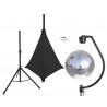 Eurolite - Set Mirror ball 50cm with stand and tripod cover black 1