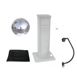 Eurolite - Set Mirror ball 50cm with Stage Stand variable + Cover black 1