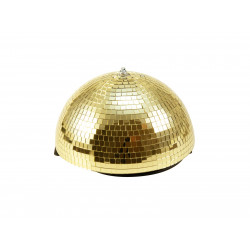 Eurolite - Half Mirror Ball 30cm gold motorized 1