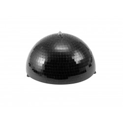 Eurolite - Half Mirror Ball 30cm black motorized 1