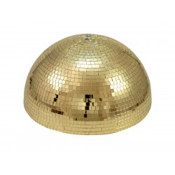 Eurolite - Half Mirror Ball 40cm gold motorized 1