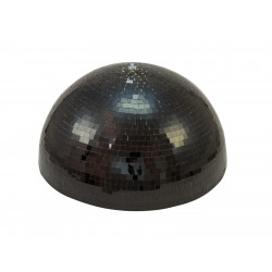 Eurolite - Half Mirror Ball 40cm black motorized 1