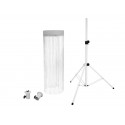 Eurolite - Set LED Color Curtain + BS-2 EU Loudspeaker stand white