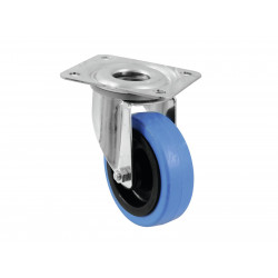 Roadinger - Swivel Castor 100mm BLUE WHEEL light blue 1