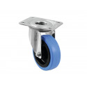 Roadinger - Swivel Castor 100mm BLUE WHEEL light blue