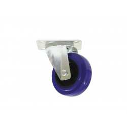 Roadinger - Swivel Castor 100mm blue shielded bearing 1