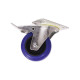 Roadinger - Swivel Castor 100mm blue with brake 6