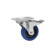 Roadinger - Swivel Castor RD-100B 100mm blue with brake 2