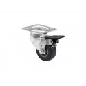 Roadinger - Swivel Castor 50mm grey with brake