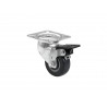 Roadinger - Swivel Castor 50mm grey with brake 1