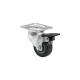 Roadinger - Swivel Castor 50mm grey with brake 2