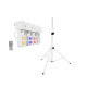 Eurolite - Set LED KLS-180 white + BS-2 EU Loudspeakerstand white 2