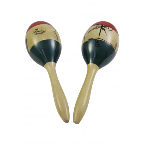 Dimavery - Maracas Jamaika, wood 2x 1