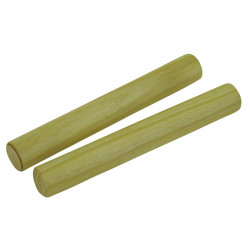 Dimavery - Hardwood Claves, nature 2x 1