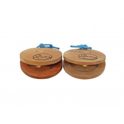 Dimavery - Castanets, wood 2x 1