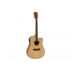 Dimavery - JK-500 Western guitar, Cutaway, nature 1