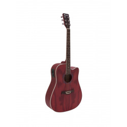 Dimavery - JK-510 Western guitar, cutaway, grained 1