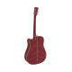 Dimavery - JK-510 Western guitar, cutaway, grained 2
