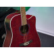 Dimavery - JK-510 Western guitar, cutaway, grained 14