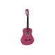 Dimavery - AC-303 Classical Guitar 3/4, pink 1