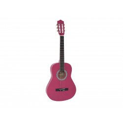 Dimavery - AC-303 Classical Guitar 3/4, pink 1