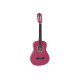 Dimavery - AC-303 Classical Guitar 3/4, pink 4