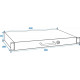 Omnitronic - Rack Drawer with Lock 1U 8